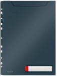 Leitz Mapa LEITZ Cosy Jumbo, PP, A4, 150 coli, pre-perforata, cu eticheta, 3 buc/set, gri antracit (L-46680089) - forit