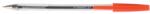 Q-CONNECT Pix transparent cu mina interschimbabila , varf 0.7mm, Q-Connect - rosu (KF34044)