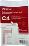Optima Plicuri Optima Plic C4 (324x229mm), cu burduf 30mm, lipire siliconica, 25 buc/set, Optima - alb (OP-5930WC4-25)