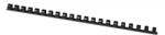 Office Products Inele plastic 12 mm, max 95 coli, 100buc/cut, Office Products - negru (OF-20241215-05)