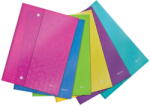 Leitz Mapa protectie LEITZ WOW, cu capse, PP, A4, 60 coli, 6 buc/set, diverse culori (L-44690099)
