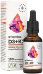 Aura Herbals Vitamina D3 + K2, picături, 30 ml, Aura Herbals