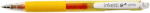 PENAC Pix cu gel PENAC Inketti, rubber grip, 0.5mm, corp galben transparent - scriere galbena (P-BA3601-05EF) - forit