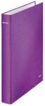 Leitz Caiet mecanic LEITZ WOW, carton laminat, partial reciclat, FSC, A4, mecanism 2DR, inel 25mm, mov (L-42410062)