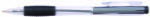 Office Products Pix cu mecanism, rubber grip, varf 0.7mm, Office Products - negru (OF-17015611-05)