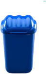 Plafor Cos plastic cu capac batant, pentru reciclare selectiva, capacitate 30l, PLAFOR Fala - albastru (PL-608-03) Cos de gunoi