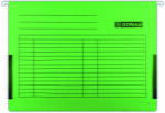DONAU Dosar suspendabil cu burduf si eticheta , bagheta metalica, 5 buc/set, DONAU - verde (DN-7420905-06-SET) - forit