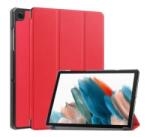 Gigapack Tok álló, bőr hatású (aktív FLIP, oldalra nyíló, TRIFOLD, asztali tartó) PIROS Samsung Galaxy Tab A9 LTE (SM-X115) / Galaxy Tab A9 (GP-150665)