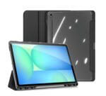 Dux Ducis TOBY tok álló, bőr hatású fekete Samsung Galaxy Tab S10 FE Plus WIFI (SM-X626) / Galaxy Tab S10 FE Plus LTE (SM-X620) (GP-169349) - aqua