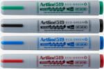 Artline Marker pentru tabla de scris ARTLINE 519 Eco Green - Dry safe ink 48h, varf tesit 2.0-5.0mm, 4 cul/s (EK-519/EC-4W)