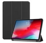 Gigapack Tok álló, bőr hatású (aktív FLIP, oldalra nyíló, TRIFOLD, asztali tartó) FEKETE Apple IPAD Air 11 (2025) / IPAD Air 2020 (Air 4) / (GP-164194) - aqua