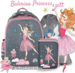 PASO Balerinás ergonomikus iskolatáska SZETT - Princess (5903162114613SZ2)