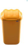 Plafor Cos plastic cu capac batant, pentru reciclare selectiva, capacitate 15l, PLAFOR Fala - galben (PL-605-01) Cos de gunoi