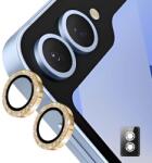 GKK Протектор за Камерата на Samsung Z Flip 7, Cam Lens Glitter Glass, Златист (5966040240132)
