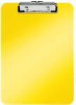 Leitz Clipboard LEITZ WOW, simplu, PS, A4, 100 coli, galben (L-39710016) - forit