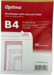 Optima Plicuri Optima Plic B4 (353x250mm), lipire siliconica, 25 buc/set, Optima - kraft (OP-5900KB4-25)