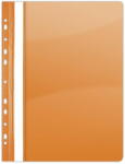DONAU Dosar plastic PVC, cu sina si multiperforatii, 10 buc/set, DONAU - orange (DN-1704001PL-12)