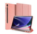 Dux Ducis DOMO tok álló, bőr hatású rózsaszín Samsung Galaxy Tab S10 FE WIFI (SM-X526) (GP-149759) - aqua