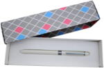 PENAC Pix multifunctional de lux PENAC Multisync MS-107, corp alb cu accesorii argintii, in cutie cadou (P-MF0107WH-GC8)