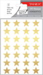 Tanex Stickere decorative, 28 buc/fila, 3 file/set, TANEX Kids - stelute - aurii (TX-OFC142)