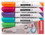 Kores Marker whiteboard vf rotund div culori 6 buc/um (1 buc/buc) (KS020802)