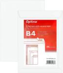 Optima Plicuri Optima Plic B4 (353x250mm), lipire siliconica, 25 buc/set, Optima - alb (OP-5900WB4-25)