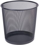 Q-CONNECT Cos metalic Mesh, pentru hartii, 12 litri, Q-Connect - negru (KF00873) - forit Cos de gunoi