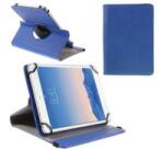 Gigapack Tok álló, bőr hatású (FLIP, asztali tartó funkció, univerzális, 360°-ban forgatható, 9-10' méret) SÖTÉTKÉK [Alcatel 1T 10.1 WIFI