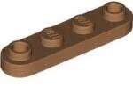 LEGO® 77845c150 - LEGO közepes nugát lap 2 nyitott bütyökkel, lekerekített, 1 x 4 méretű (77845c150)