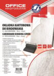 Office Products Coperta carton imitatie piele 250g/mp, A4, 100/top Office Products - alb (OF-20232525-14)