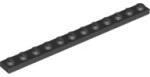 LEGO® 60479c11 - LEGO fekete lap 1 x 12 méretű (60479c11)