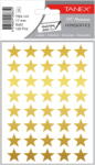Tanex Stickere decorative, 40 buc/fila, 3 file/set, TANEX Kids - stelute - aurii (TX-OFC141)