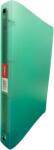 Optima - prod din plastic Caiet mecanic 4 inele - D16mm, coperti flexibile PP, Optima Flex - verde transparent (OP-516501620)