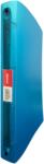 Optima - prod din plastic Caiet mecanic 4 inele - D16mm, coperti flexibile PP, Optima Flex - albastru transparent (OP-516501622)