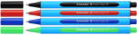 Schneider Pix SCHNEIDER Slider Edge XB, rubber grip, varf 1.4mm, 4 culori/set - (N, R, A, V) (S-152273)