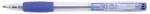 Office Products Pix cu mecanism, rubber grip, varf 0.7mm, Office Products - albastru (OF-17015611-01) - forit