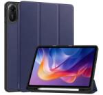 Gigapack Tok álló, bőr hatású (aktív FLIP, oldalra nyíló, TRIFOLD, asztali tartó, ceruza tartó) SÖTÉTKÉK Xiaomi Redmi Pad 2 'Gigapack (GP-171814)