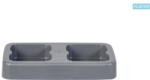 Plafor Suport plastic pentru 2 cosuri reciclare selectiva (2 x 53L), 69 x 33 x h7.5cm, PLAFOR Fit (PL-827-02)