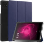 Gigapack T Tablet 5G (2023) bőr hatású fliptok sötétkék (GP-153196) (GP-153196) - aqua