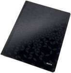 Leitz Dosar cu sina LEITZ WOW, carton laminat, FSC, A4, 250 coli, negru (L-30010095)