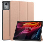 Gigapack Tok álló, bőr hatású (aktív FLIP, oldalra nyíló, TRIFOLD, asztali tartó) ROZÉARANY Lenovo Tab K11 Plus (TB352) ' csomagolás (GP-168238)