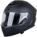 W-Tec Gyermek integrált bukósisak W-TEC Basmeck, zárható állszellőzőnyílás, kényelmes párnázás, karcálló plexiüveg, rögzítés gyorskioldó csattal matt fekete XL(55-56) (29919-XL-1)