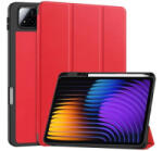 Gigapack Tok álló, bőr hatású (aktív FLIP, oldalra nyíló, TRIFOLD, asztali tartó, ceruza tartó) PIROS Xiaomi Pad 7 Pro / Pad 7 (GP-168367) - aqua