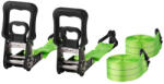 Strend Pro Rögzítő heveder, Strend Pro, zöld, hosszúság: 600 cm, szélesség: 5 cm, teherbírás: 960 kg, racsnis, 2 db-os csomag (TC217623)
