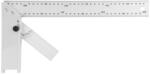 Strend Pro Asztalos derékszög, Strend Pro DY-5030, ezüst, 35 cm, alumínium, szögmérővel, pontos szögjelöléshez (TC2160674)