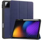 Gigapack Tok álló, bőr hatású (aktív FLIP, oldalra nyíló, TRIFOLD, asztali tartó, ceruza tartó) SÖTÉTKÉK Xiaomi Pad 7 Pro / Pad 7 (GP-168361) - aqua