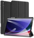 Dux Ducis Domo Samsung Galaxy Tab S10 Plus LTE (SM-X826B) bőr hatású fliptok fekete (GP-162912) (GP-162912) - aqua