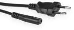 ACT Powercord Euro male - C7 female 0, 2m Black AK5279 (AK5279)