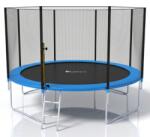 FunFit 374cm külső hálós Trambulin létrával - kék (845)
