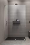  Cabina de dus Walk-in Radaway Furo SL, 80x200 cm, crom (10306438-01-01L,10110394-01-01)
